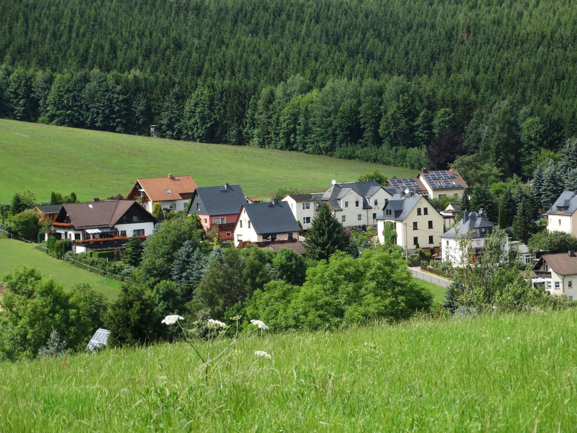 Ferienwohnung "Am Vaterlandsgrubenweg" Oelsnitz  Kültér fotó
